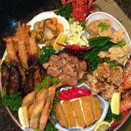 長楽の皿鉢料理　～組み物～　