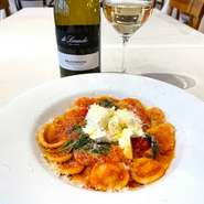 Homemade Orecchiette Caprese Pasta