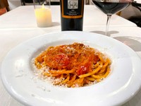 Bucatini Amatriciana (Guanciale, Pecorino Tomato )