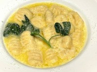 Homemade gnocchi with Hokkaido potatoes, Kitaakari 