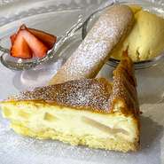 Hokkaido Ricotta Cheese  Cake Sicilian Style