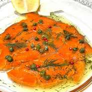 Homemade Hokkaido Ginsei smoked salmon marinade 　