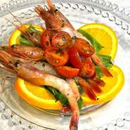 Marinated sweet shrimp from Mashike
