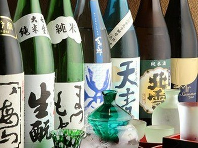 愛知県の地酒を7種類ご用意！日本酒で宴会をお楽しみください。