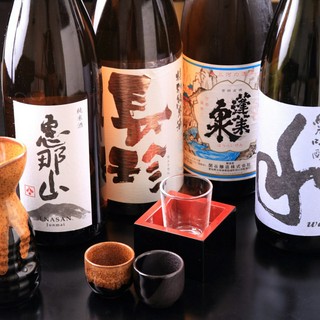 全国各地の銘酒を豊富に取り揃え