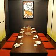 【3階】宴会・ご接待・会食に最適な掘りごたつ個室