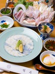 天然とらふぐが堪能できる贅沢なコース料理『ふぐの特別コース』