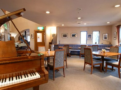 時にはコンサートや絵画展などの催しも行われる