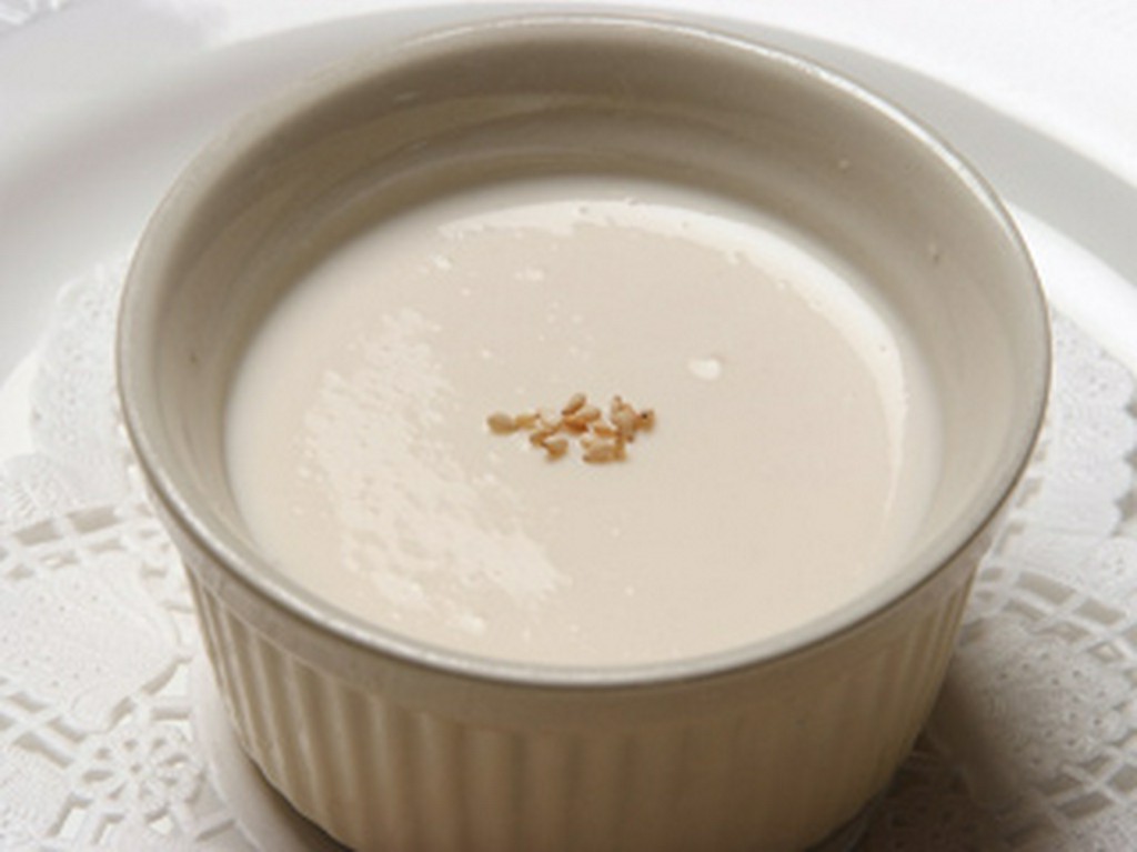 ごま風味のプリン　