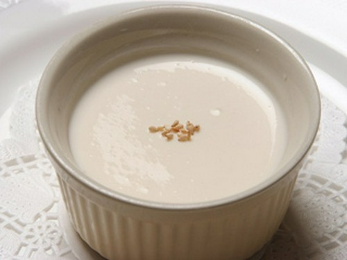 ごま風味のプリン　