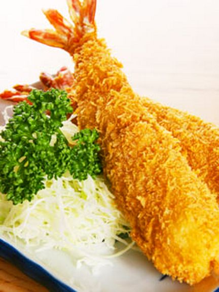 エビフライ（2匹付）　当店の名物です