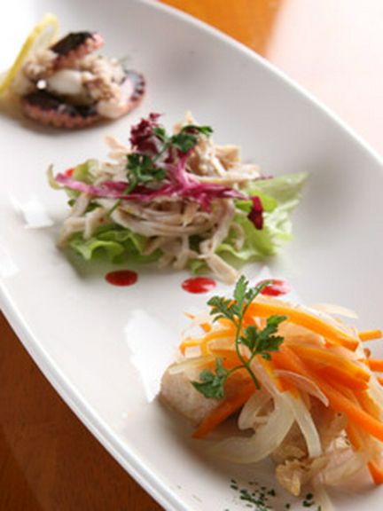 本日のアンティパスト盛り合わせ