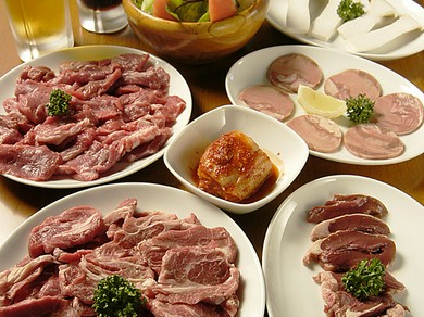 ジンギスカンコース（飲み放題付）3500円～ございます