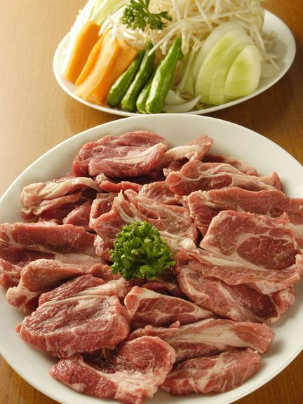 特選ラム肩ロース　野菜付