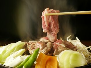 Charcoal-Grilled Hormone and Genghis Khan Tatara