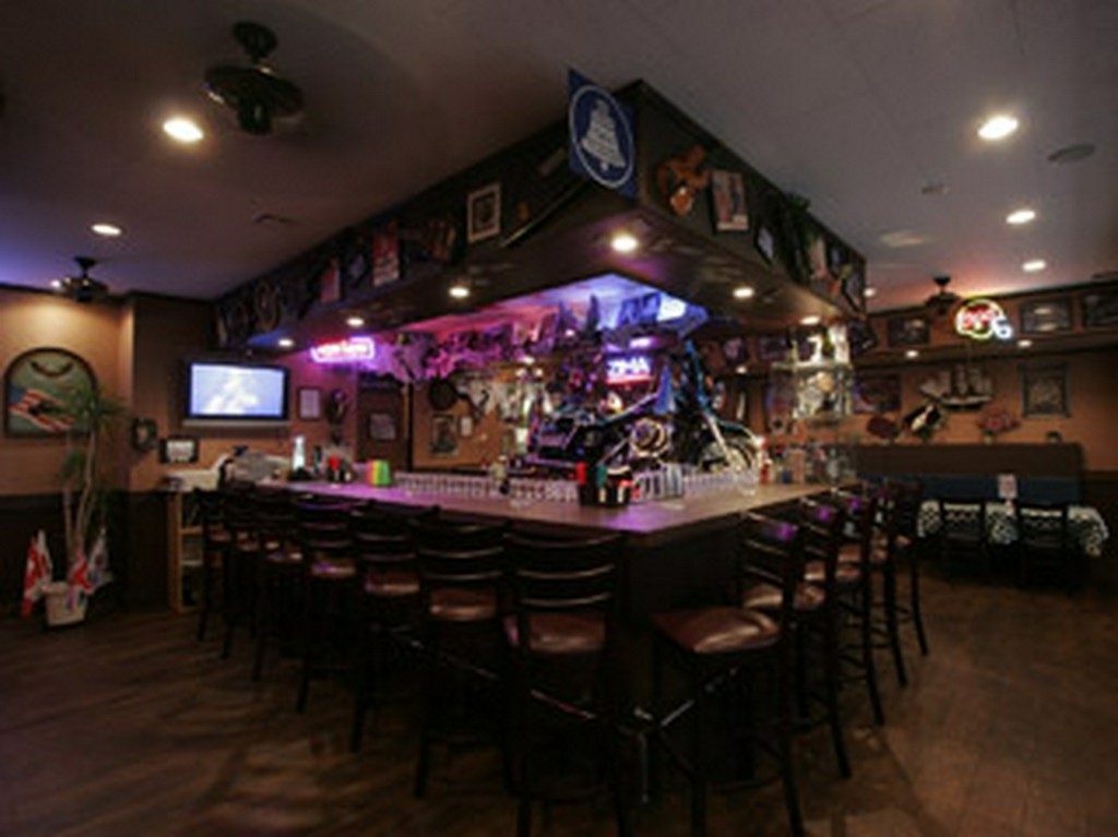 アメリカンテイストな店内