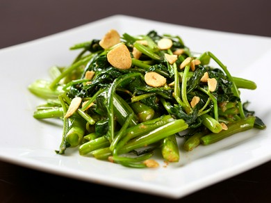 青菜のニンニク炒め