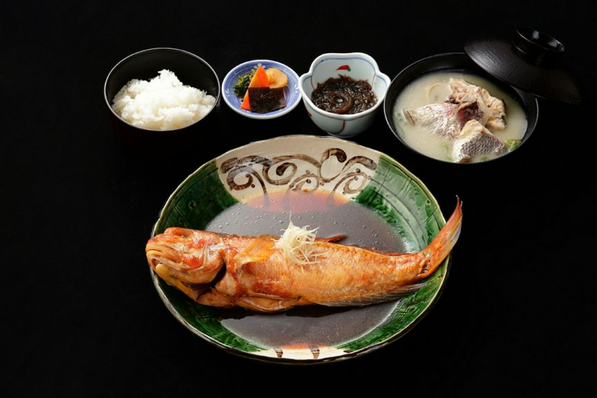 あらだき定食(甘ダイ)