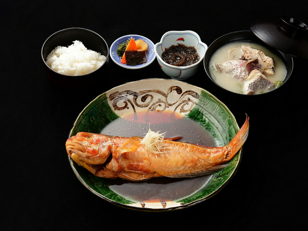 あらだき定食（甘ダイ）
