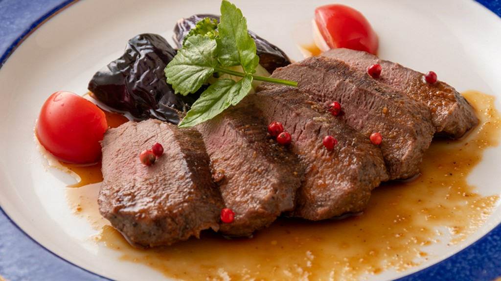 鹿肉のロースト