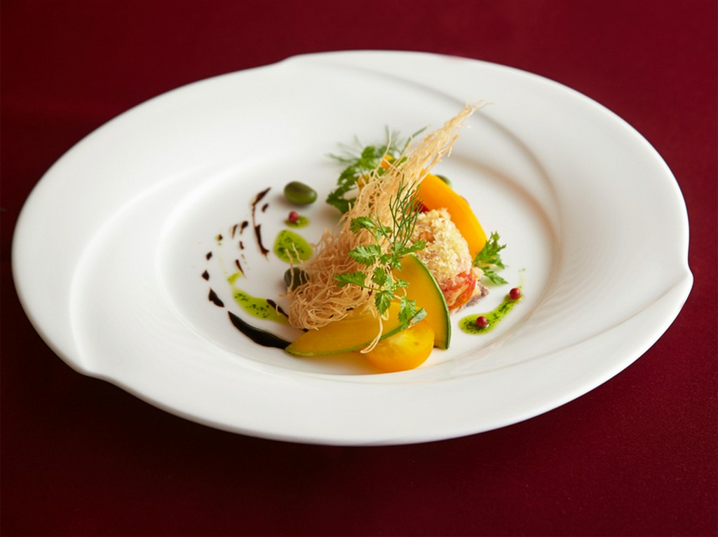 『本日の鮮魚とレッドムーンのベッカフィーコ』