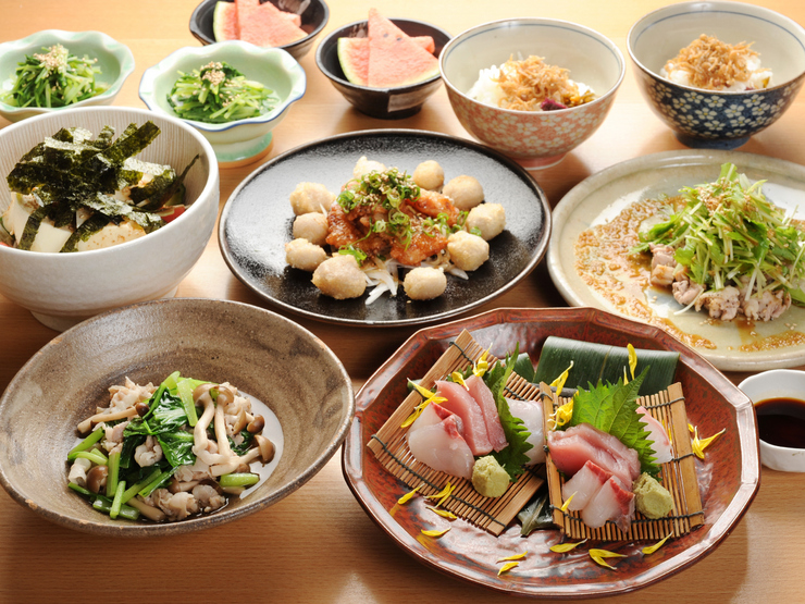Large plate course