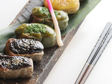 生麩の三色田楽