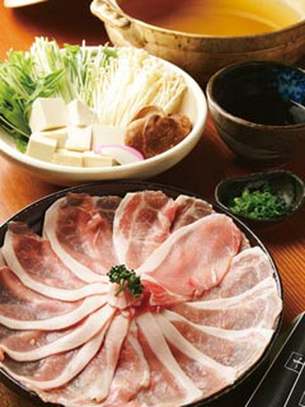 三河豚ロースのバリしゃぶ(写真は4人前)