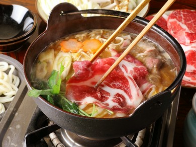 ○しし鍋（信州味噌仕立て）