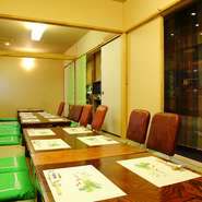 全室堀コタツで足を伸ばせます。
20名様ー25名様迄可能