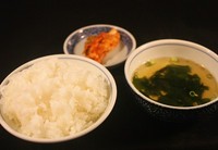 （ごはん・スープ・キムチ）