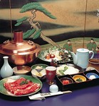 厚切りしゃぶしゃぶロースを贅沢に頂く