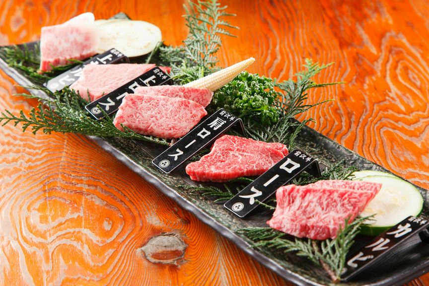 本日の前沢牛『五種2名様盛』