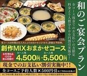 2種ご用意しております。
4,500円または5,500円からお選びください。
詳細は予約時にお問い合わせください