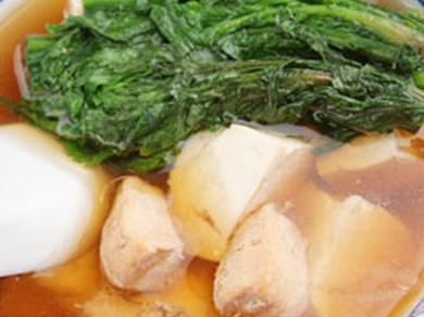 ご主人自慢の逸品! とり豆腐