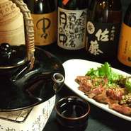 貴重な白レバをミディアムレアのステーキにします。