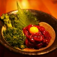 鮮度と味に自信あり！　牛肉にも劣らない旨みと食感がたまらない。