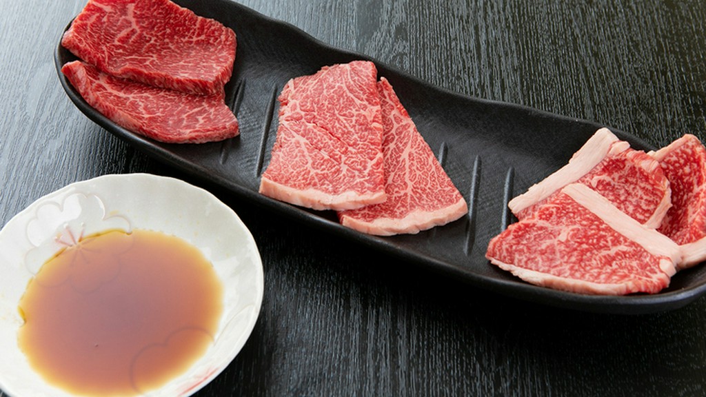 上質な部位を食べたい時にオススメ『和牛3点盛（1～2人用）』