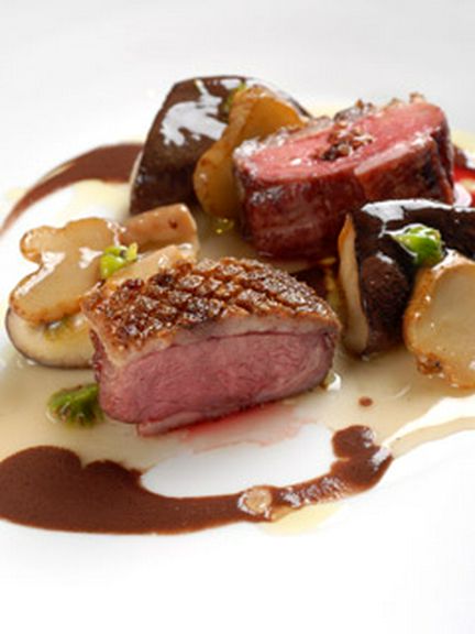 シャラン産鴨の炭火焼き