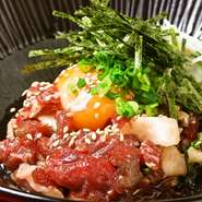 熊本直送！馬肉ユッケ