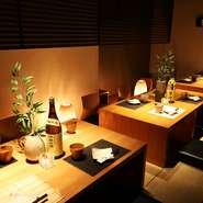 2名様から14名様迄でご利用頂ける掘りごたつ座敷。
様々なシーンでご利用頂けます。