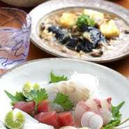 季節の食材をふんだんに使ったお料理が愉しめます。