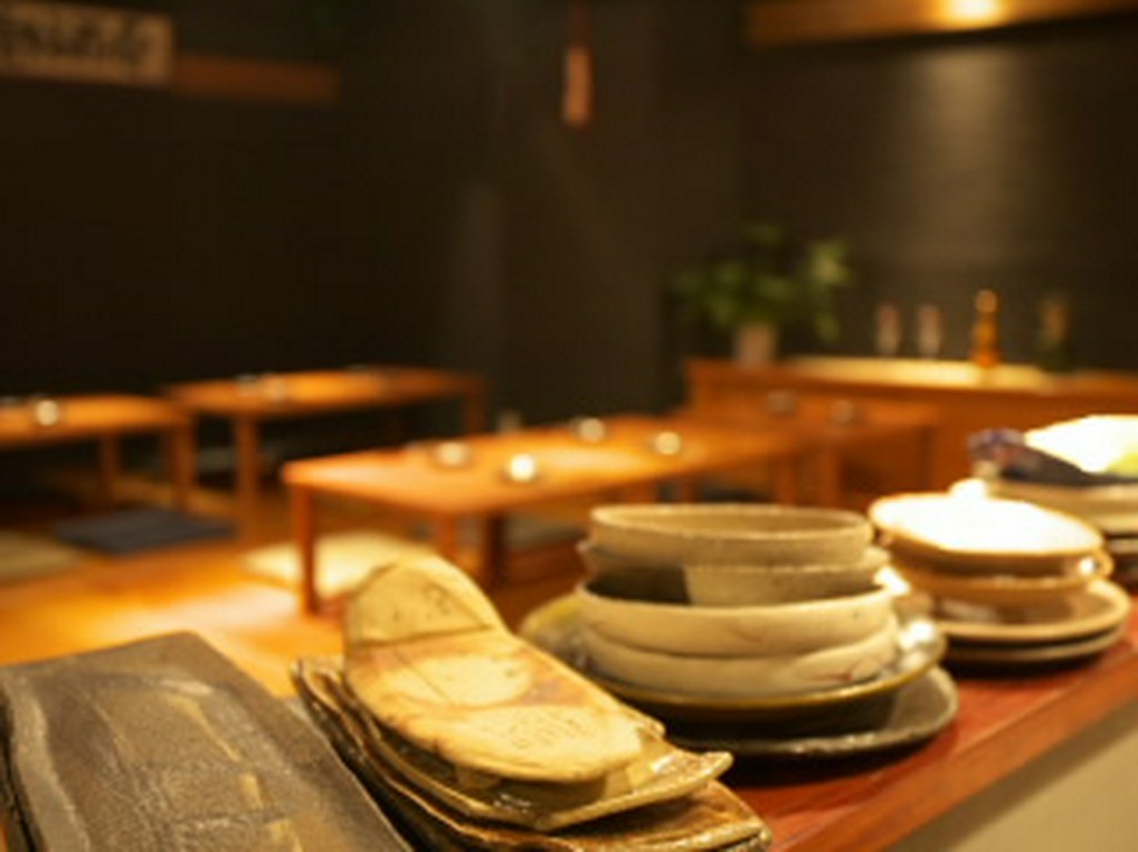 こだわりの料理をこだわりのお皿で。