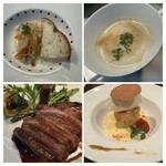 ・プチオードブル
・スープ
・選べるメインディッシュ
・デザート
・パン
・コーヒー