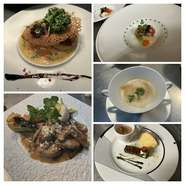 ・プチオードブル
・スープ
・本日のお魚料理
・選べるメインディッシュ
・デザート
・パン
・コーヒー