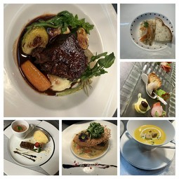 約10種類の中からメインディッシュを選べるシェ・モアのフルコース。ボリューム満点です。