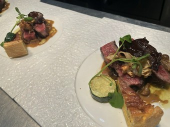 
シェ・モア藤田シェフのおまかせフルコース。