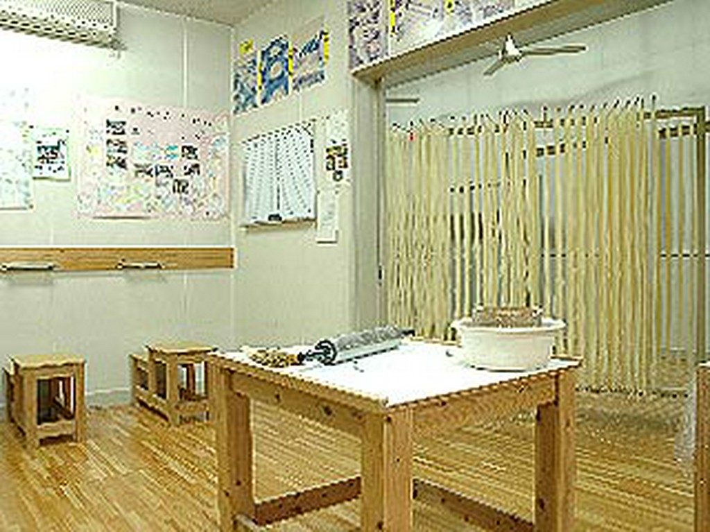 店舗に併設されたうどん手作り体験工房