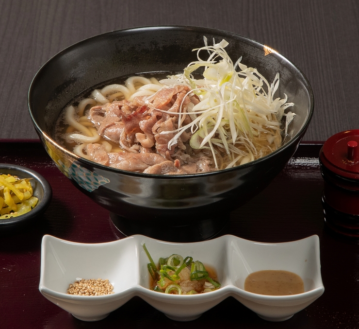 Japanese Black Beef Loin Shabu-Shabu Udon with Bonito Flake Rice