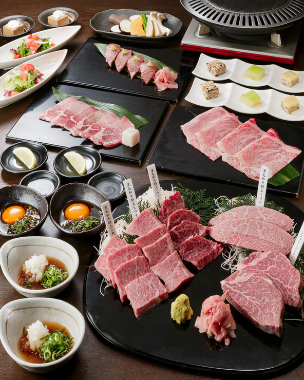 Japanese Black Beef and Kobe Beef Course KIWAMI